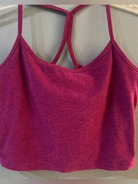 NWOT beyond yoga spade dye crop tank
